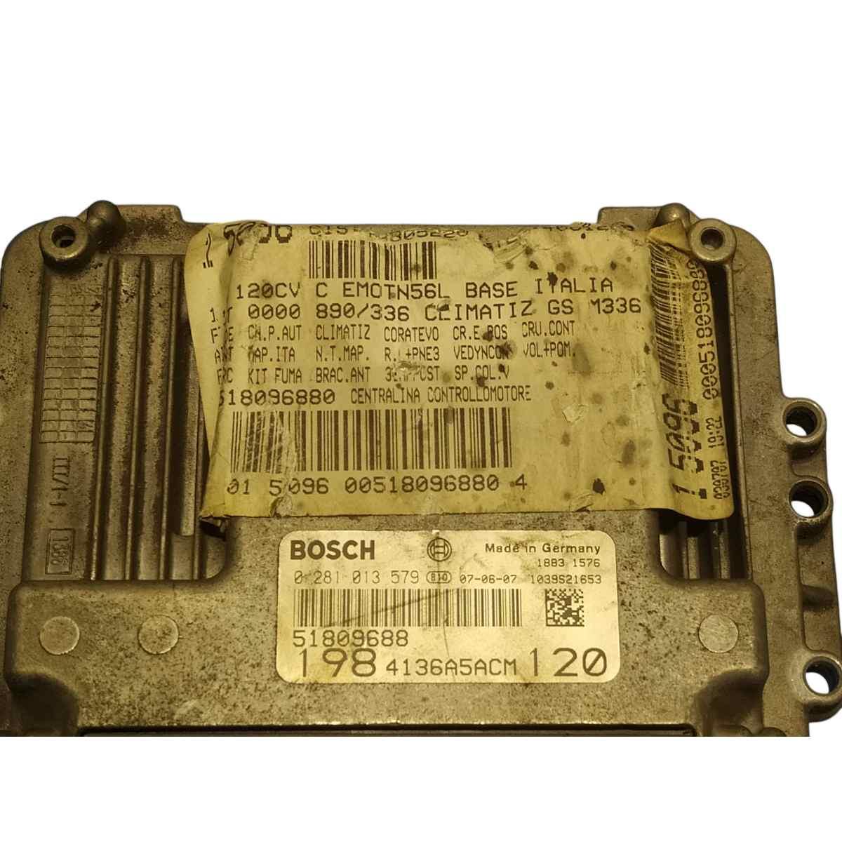 Centralina  motore  fiat  bravo 2  serie  0281013579