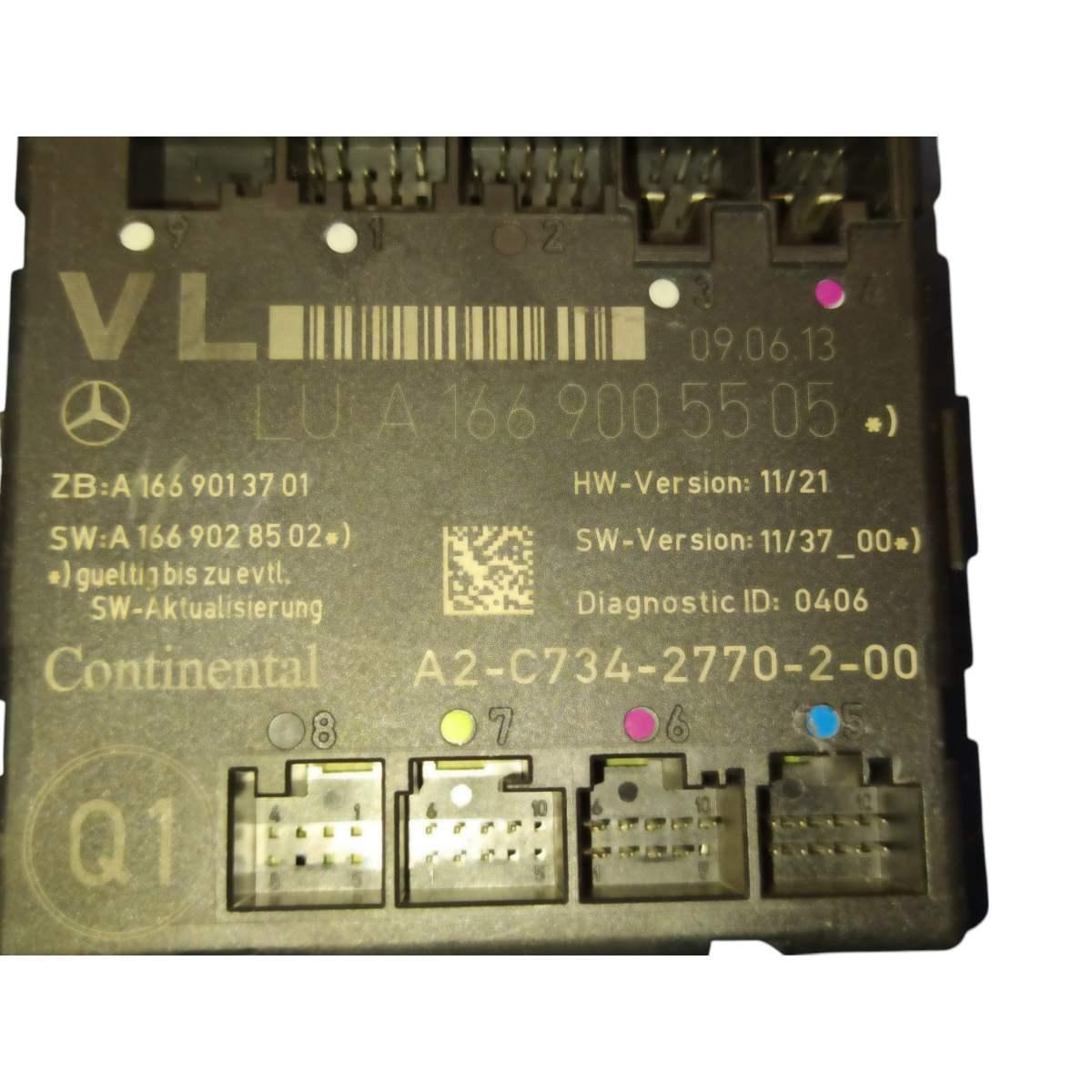 centralina chiusura centralizzata mercedes classe b w246 2014 A1669013701