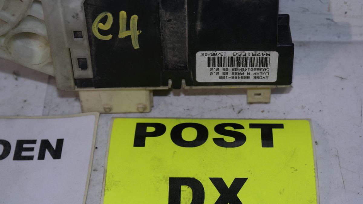 Citroen c4 9681574880 motorino alzavetro post dx