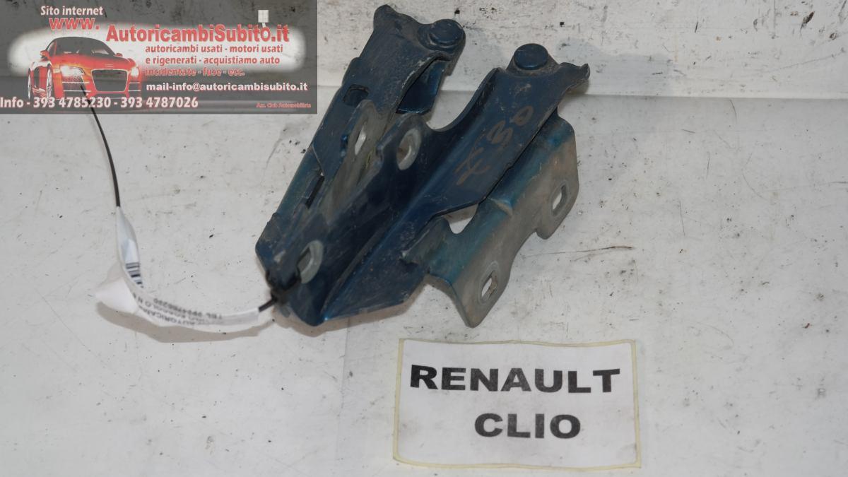 Renault clio cerniere cofano dx / sx