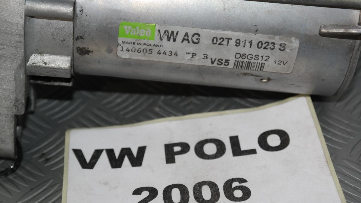 Volkswagen polo 02t911023s motorino avviamento