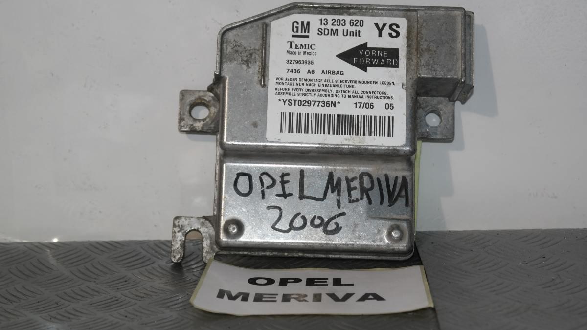 Opel meriva 1300 mtjet 13203620 centralina airbag gm
