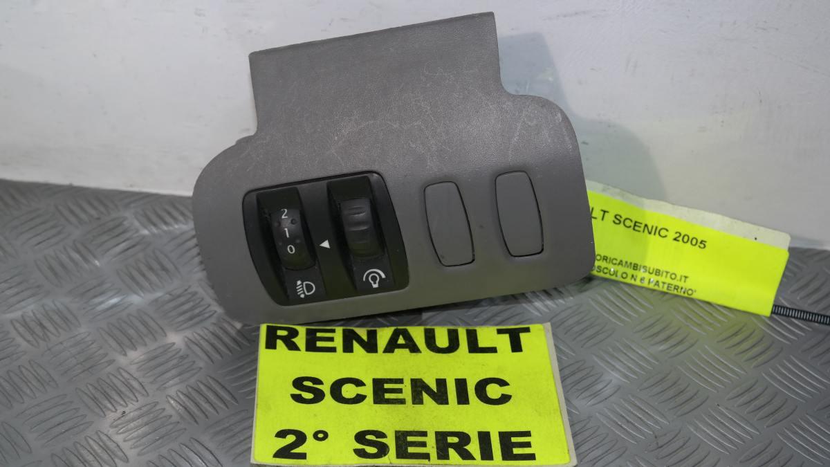 RENAULT SCENIC 2a SERIE PULSANTI REGOLAGGIO LUCI
