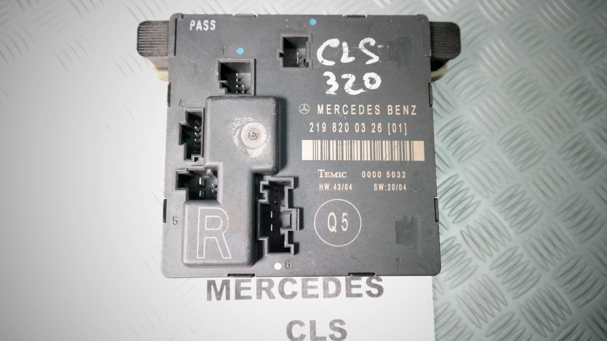 Mercedes cls 320 2198200326 centralina portiera post dx
