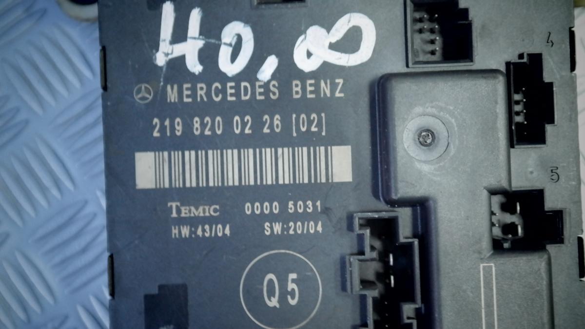 Mercedes cls 2198200226 centralina portiera post sx