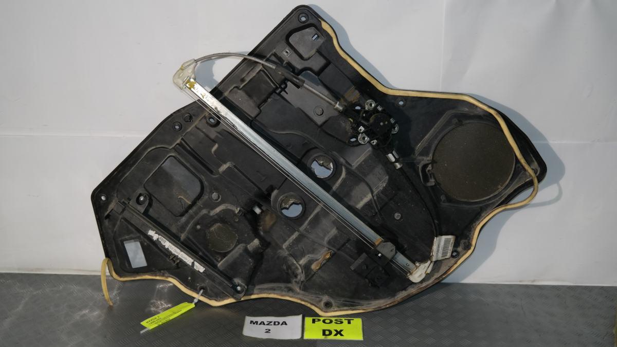 Mazda 2 pannello portiera e alzavetro posteriore dx