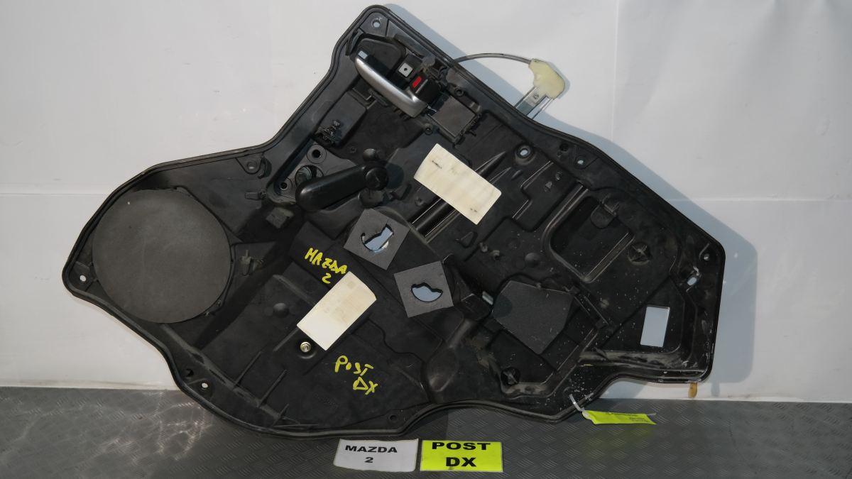 Mazda 2 pannello portiera e alzavetro posteriore dx