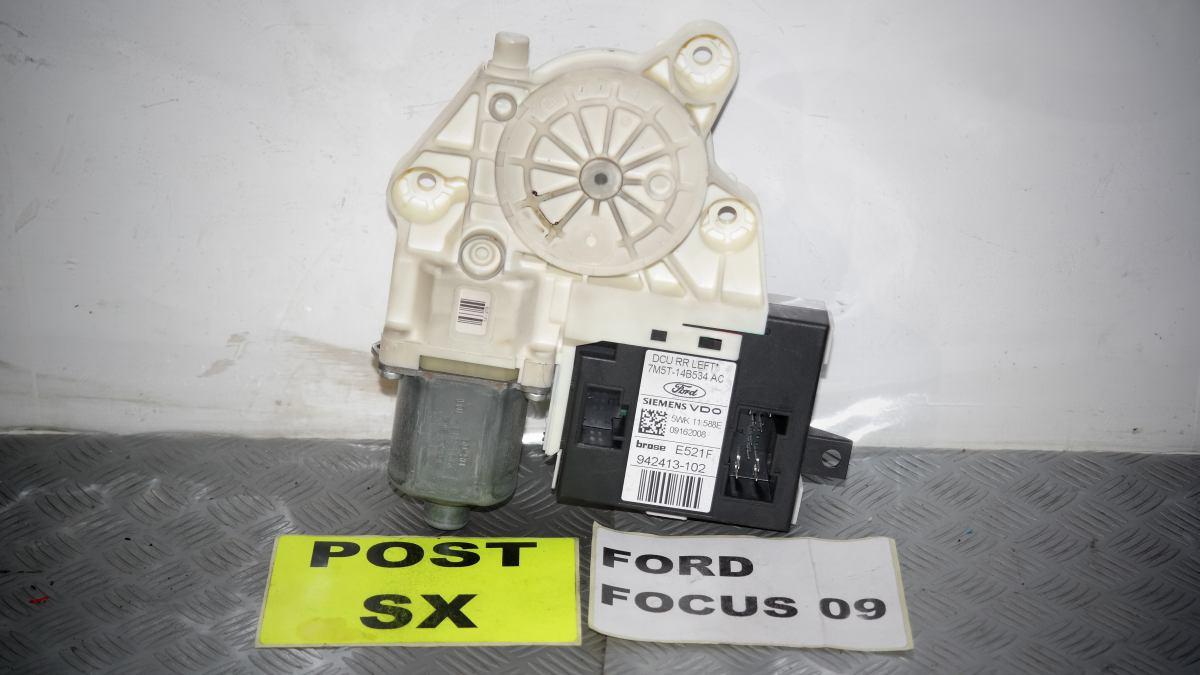 Ford focus 0130822219 motorino alzavetro post sx