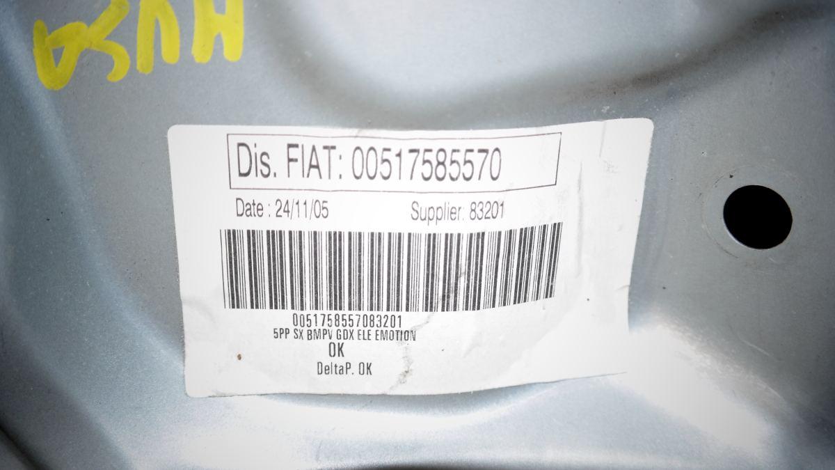 Lancia musa pannello e alzavetro posteriore sx