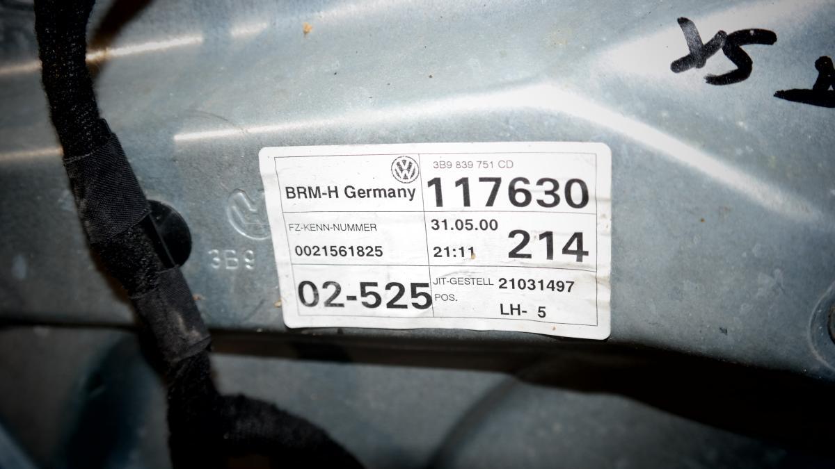 Vw passat pannello alzavetro post sx cod:0021561825