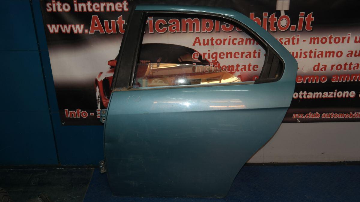 Alfa romeo 156 dal 1998 al 2002 portiera posteriore sx