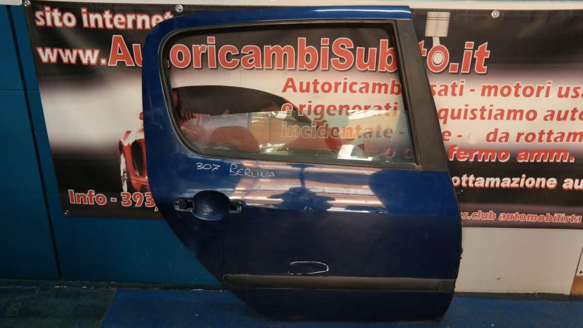 Peugeot 307 dal 2003 al 2008 portiera posteriore dx