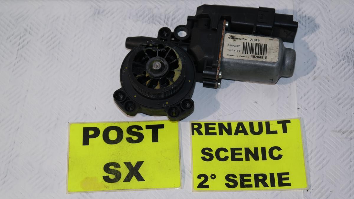 Renault scenic 402049b motorino alzavetro post sx