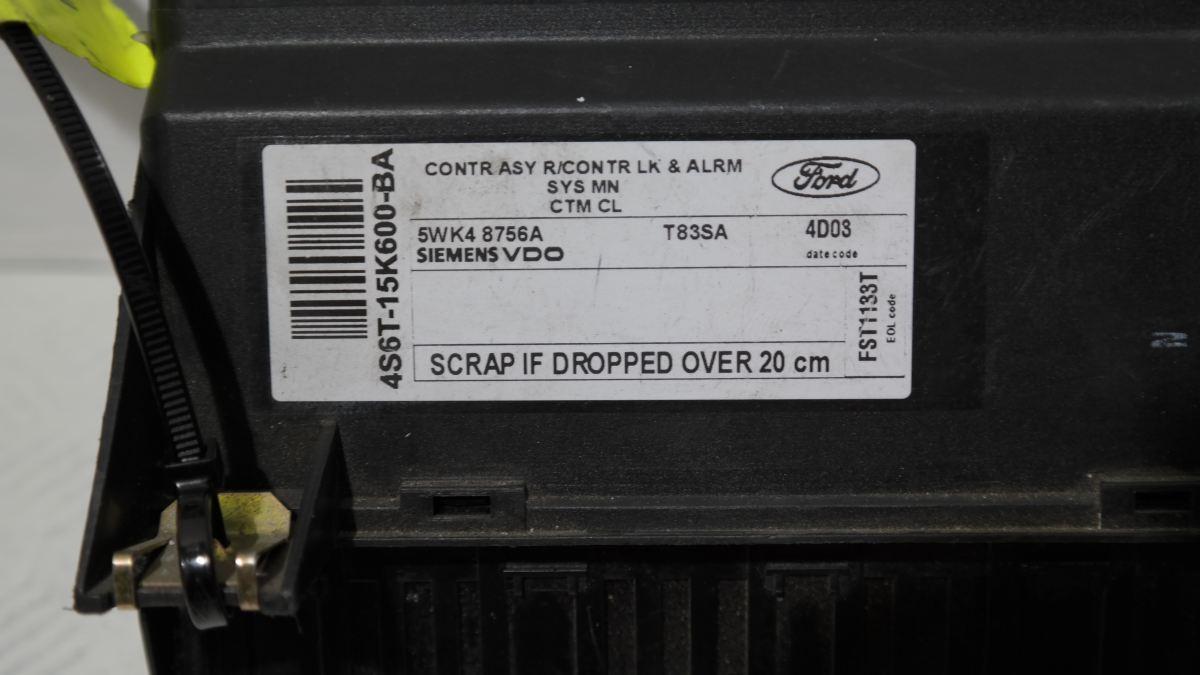 Ford fusion 1400 bz 5wka8756a unita' di controllo siemens