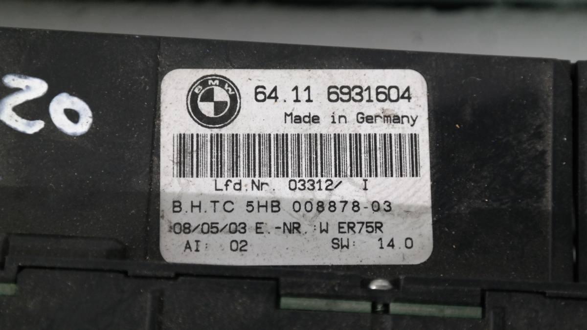 Bmw 320 dal 1998 al 2003 comandi clima digitali 64116931604