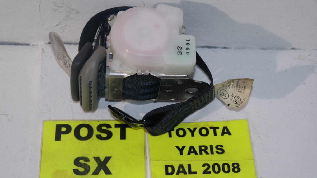 Toyota yaris dal 2006 al 2011 cintura di sicurezza post sx