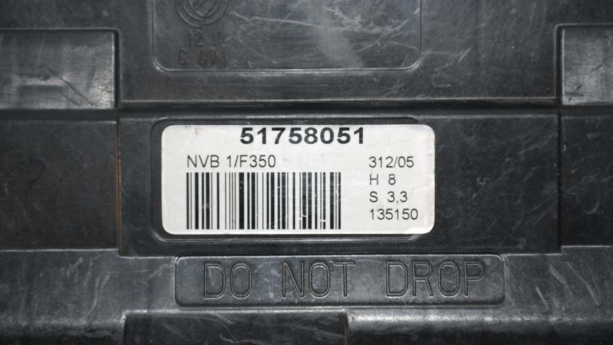 Lancia musa 51758051 / nvb1f350 centralina alzavetri