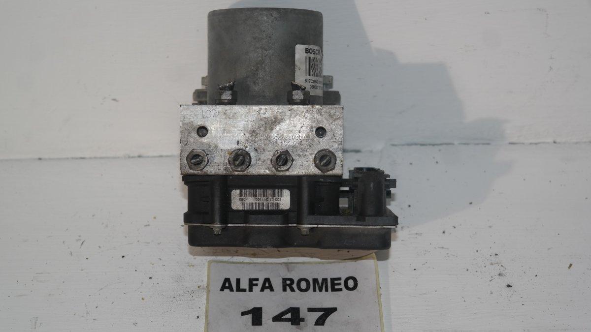 Alfa romeo 147 51753653 / 0265234258 centralina abs bosch
