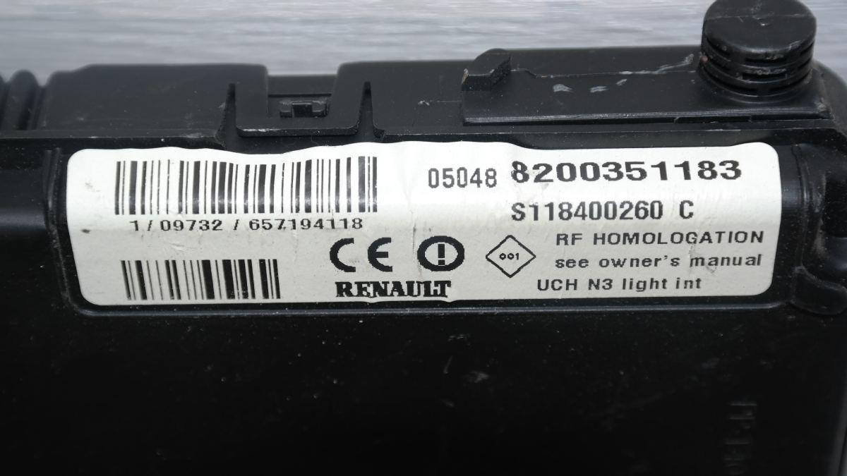 RENAULT SCENIC 2a SERIE 05048 8200351183 BODY COMPUTER