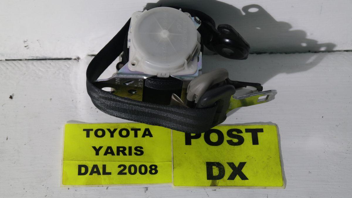 Toyota yaris dal 2006 al 2011 cintura di sicurezza post dx