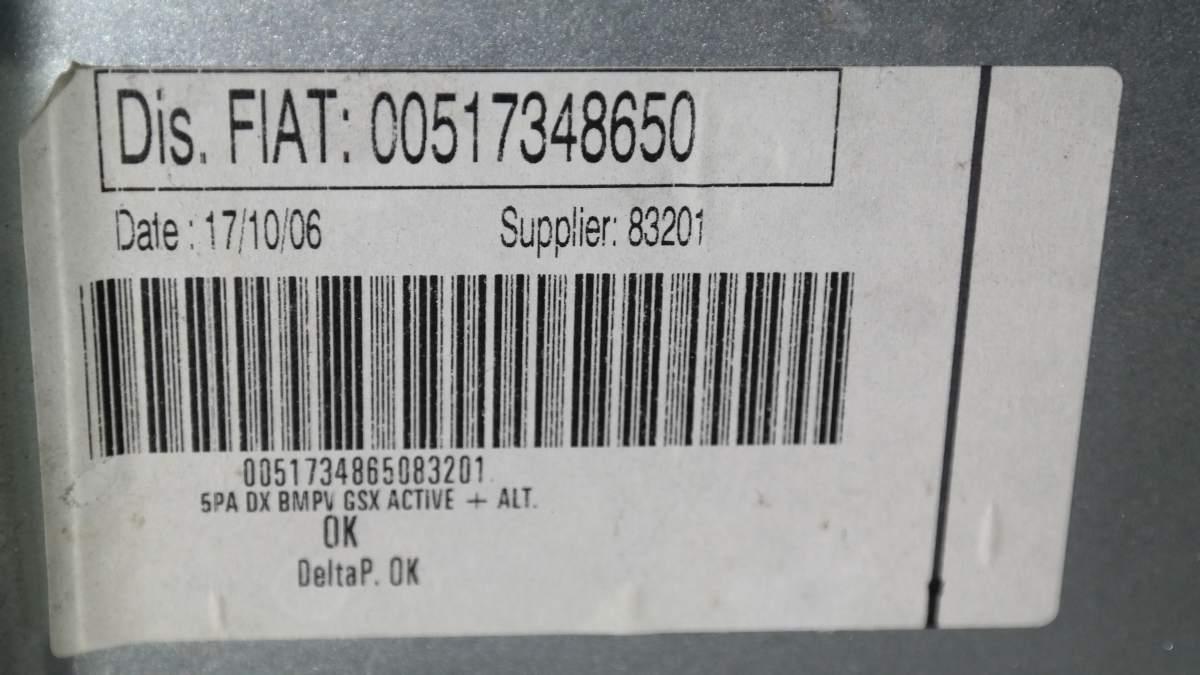 Fiat idea 00517348650 pannello portiera e alzavetro ant dx