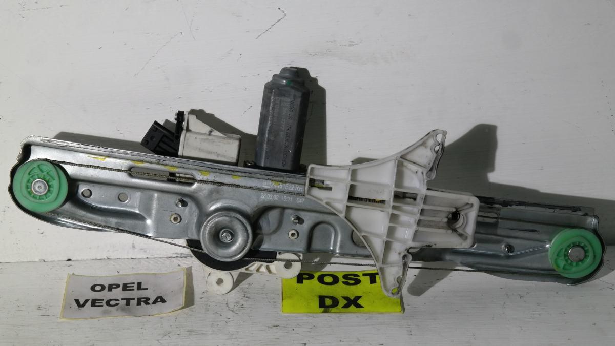 Opel vectra 106155102 alzavetro elettrico posteriore dx