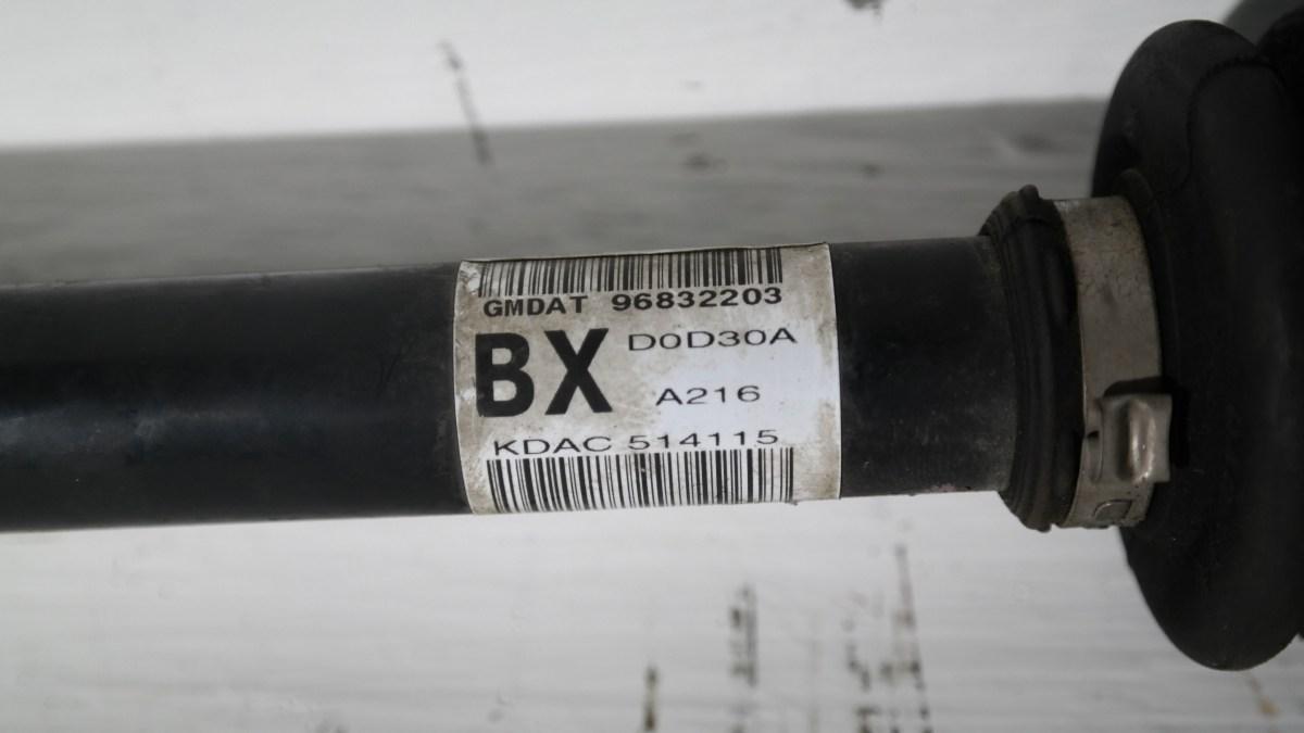 Chevrolet aveo gmdat96832203 semiasse corto sx