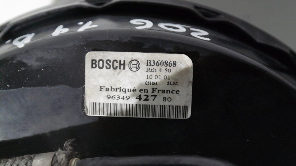 Peugeot 206 1900 diesel b360868 pompa freno e servofreno
