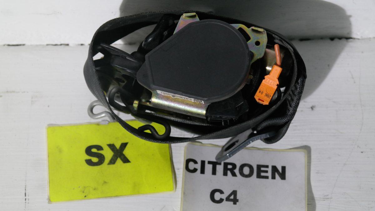 Citroen c4 dal 2004 al 2009 96527697xx cintura di sicurezza sx