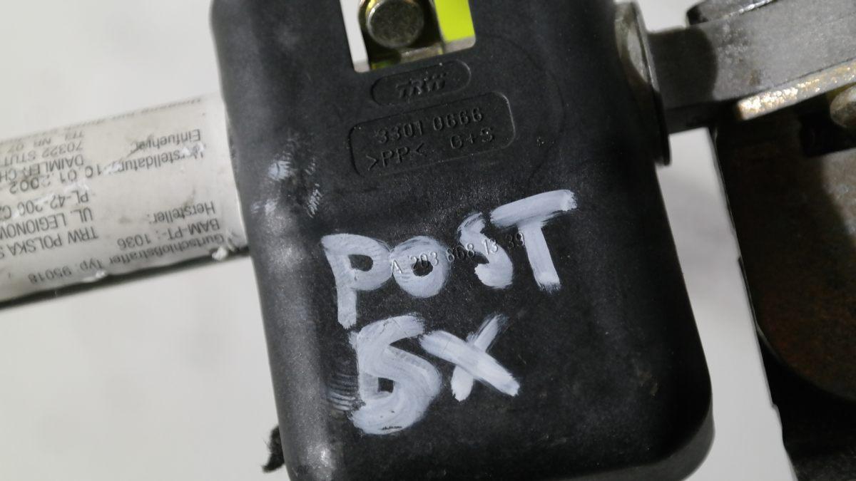 Mercedes classe c 33010666 pretensiometro post sx