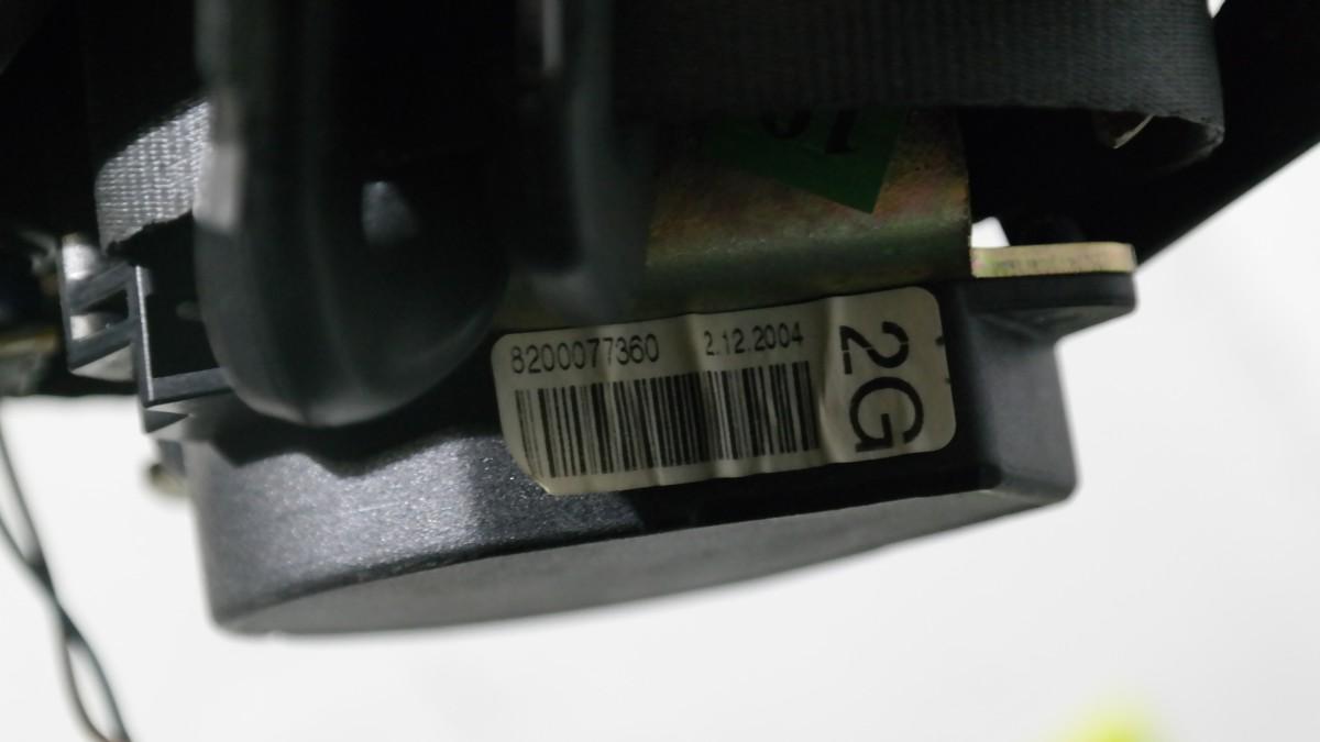 Renault megane 8200077360 cintura di sicurezza post sx