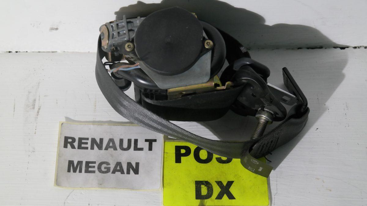Renault megane 8200077882 cintura di sicurezza posteriore dx