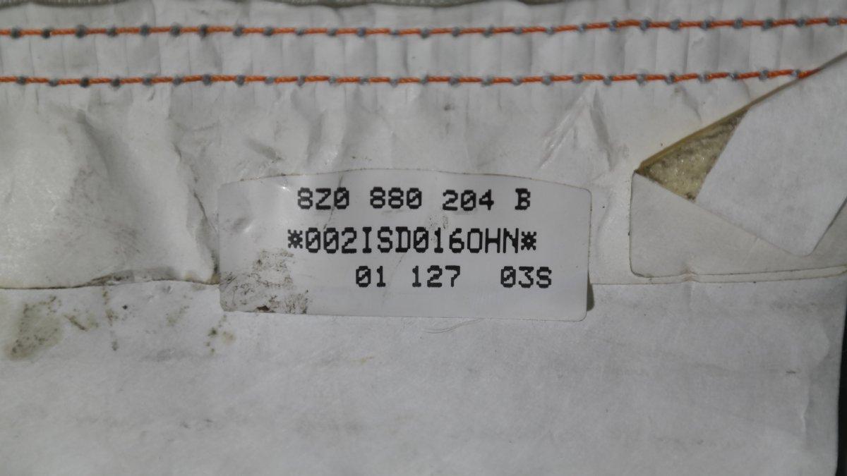 Audi a2 1400 bz dal 1999 al 2005 8z0880204 airbag passeggero