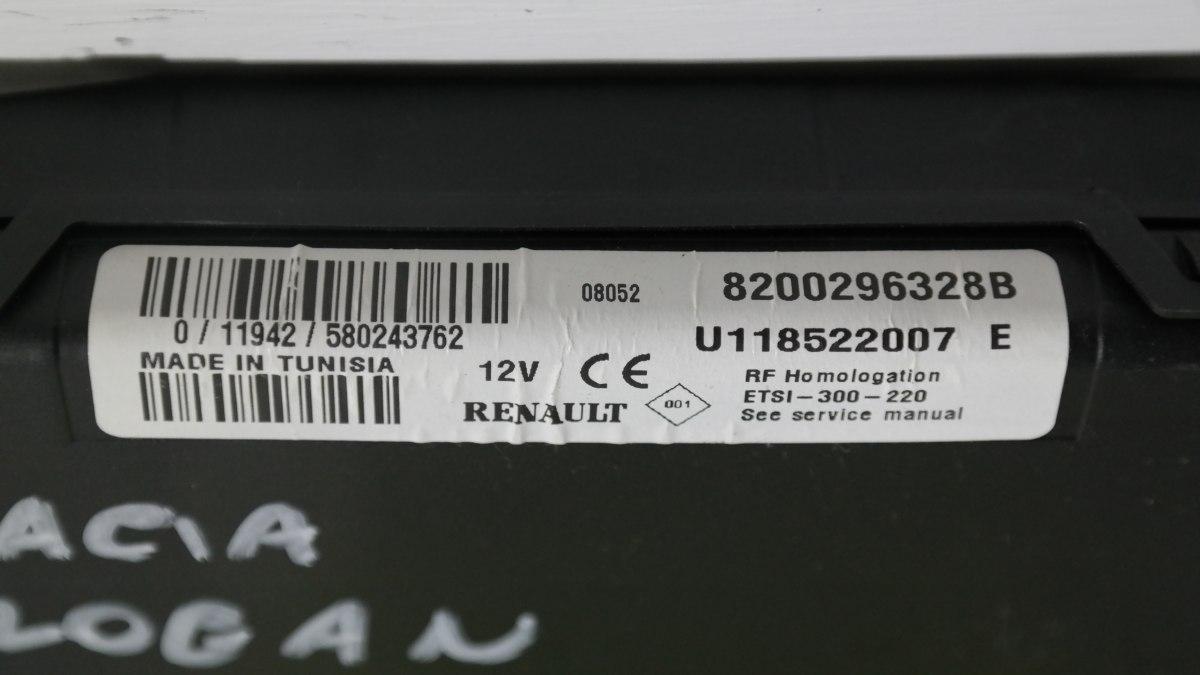 Dacia logan 1600 bz 8200296328b / u118522007 body computer