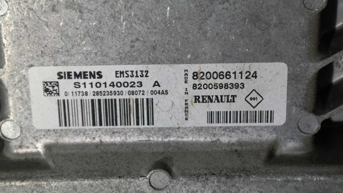 Dacia logan 1600 bz 8200661124 centralina motore siemens