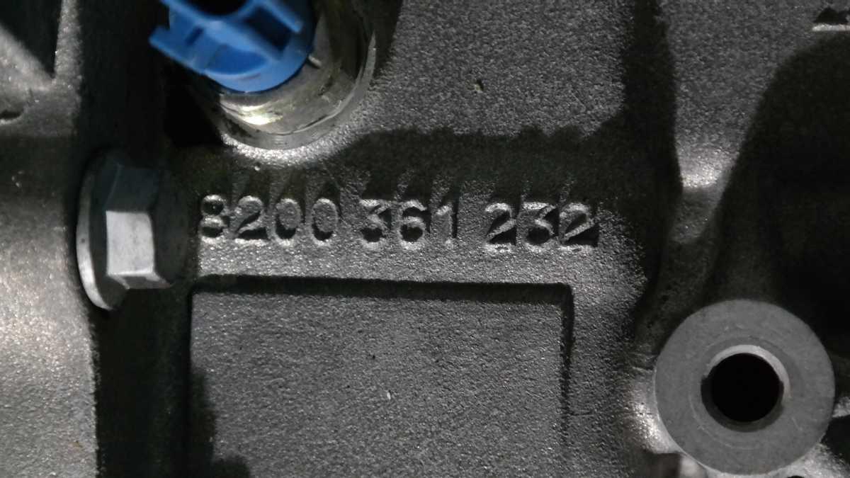 8200361232 renault scenic 1900 dci 120 cv cambio