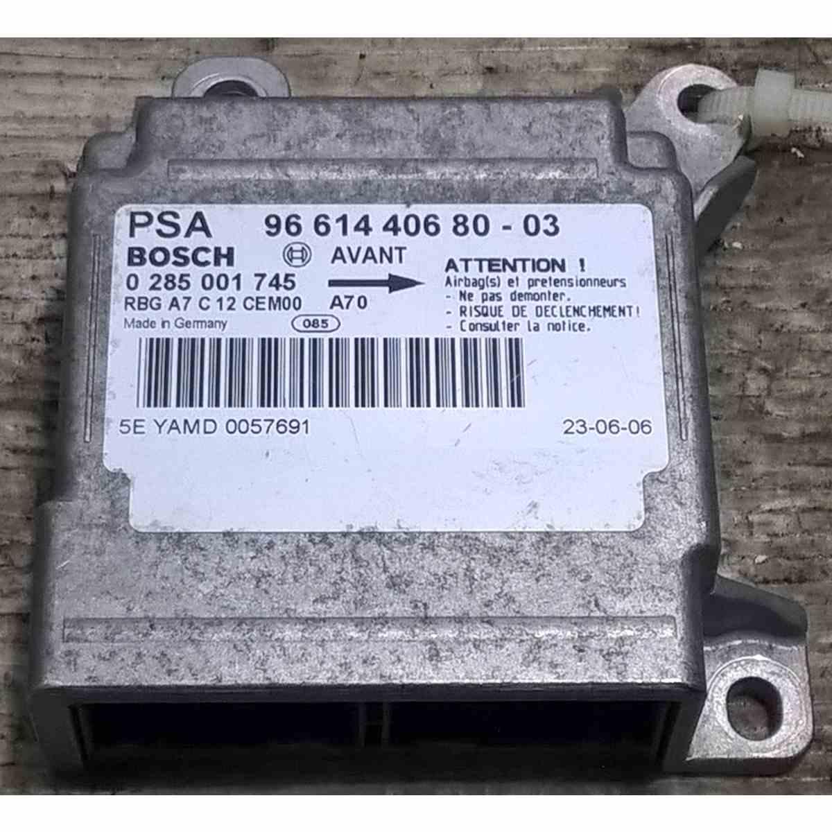 966144068003 peugeot 207 1400 hdi centralina airbag
