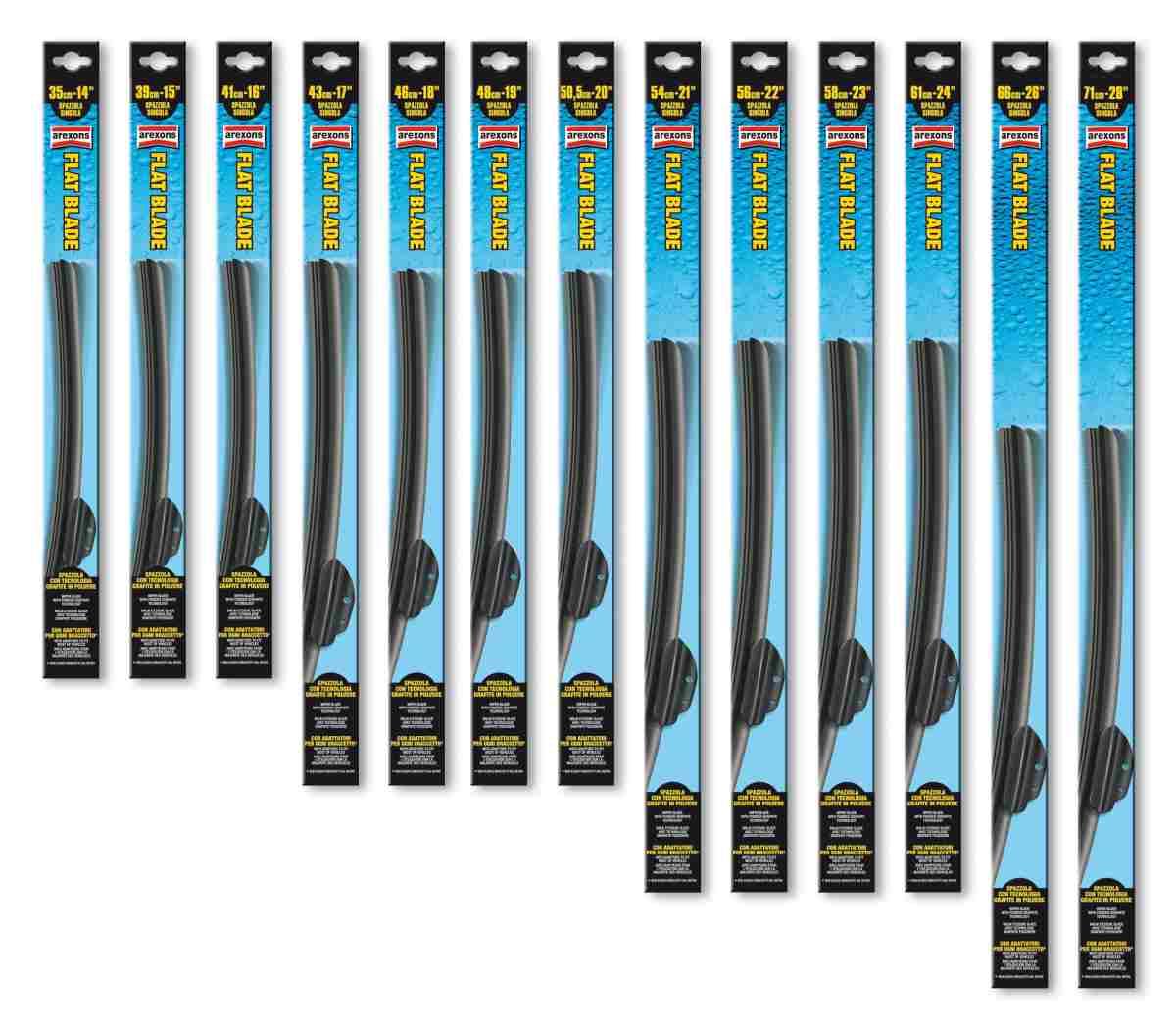 Aerotwin arexon spazzola flat blade alta qualita' cm54