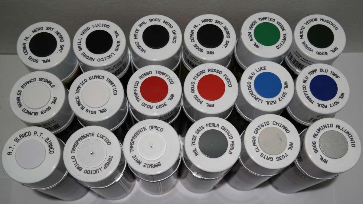 VERNICE ACRILICA VERDE MUSCHIO DA 400 ML RAL ALTA QUALITA'<br />