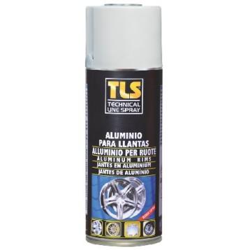 Alluminio brillante vernice spray 400ml per cerchioni auto moto