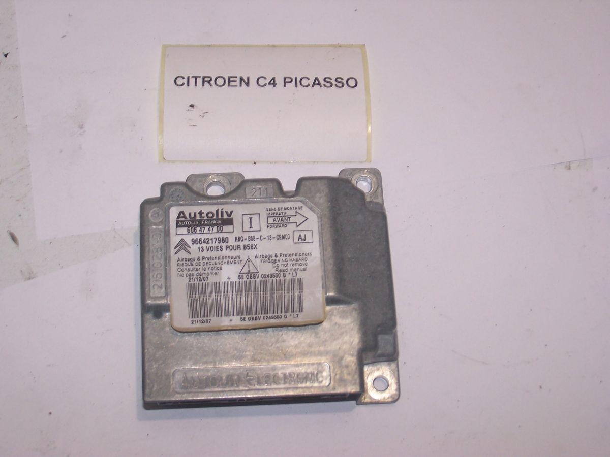 9664217980 CENTRALINA AIRBAG  CITROEN C4 PICASSO <br />