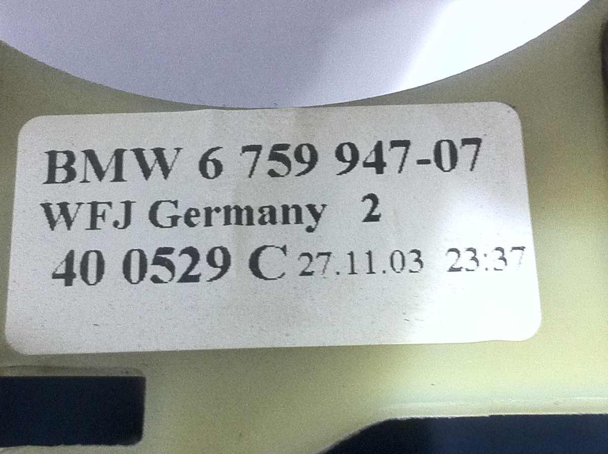 6759947 07 6759950  PEDALE FRENO BMW 530 2006 <br />