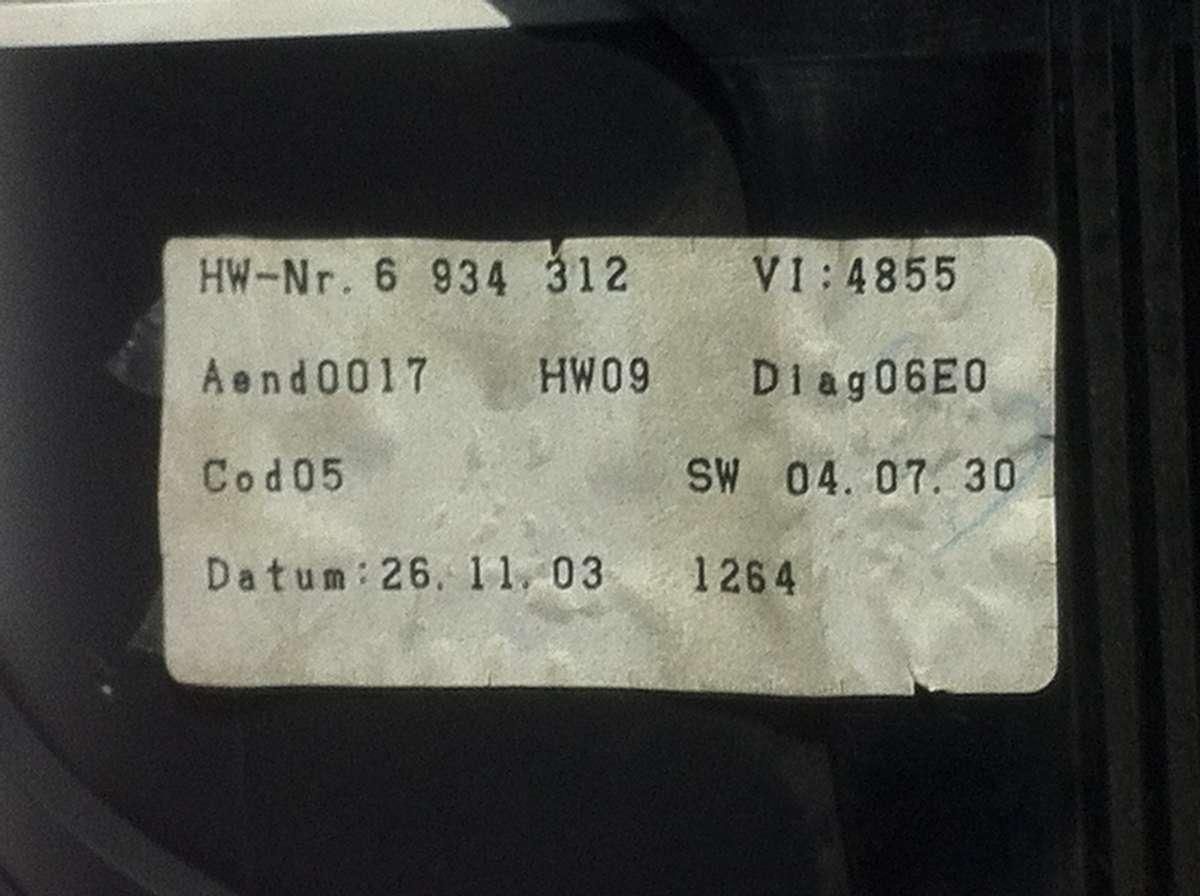 62116944126 CONTAKM BMW 530 2006 <br />