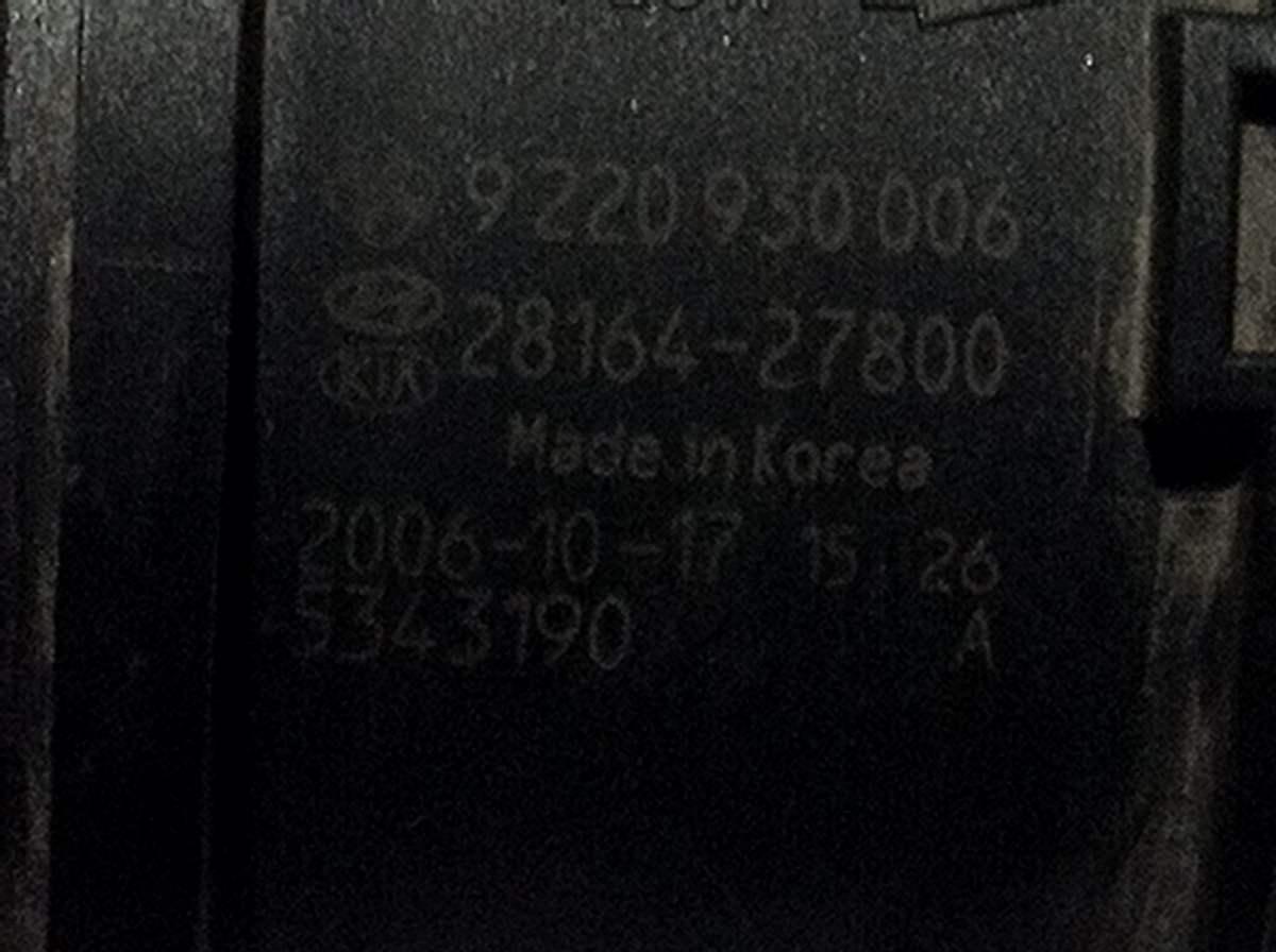 9220930006 FLUSSOMETRO HYUNDAI SANTA FE <br />