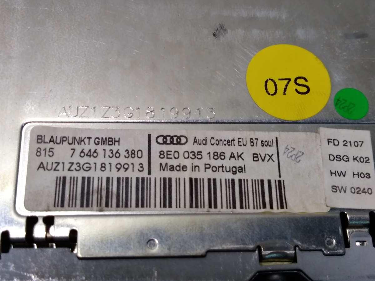 AUTORADIO DA SCODIFICARE AUDI A4 2007 8E0035186AK<br /><br /><br />