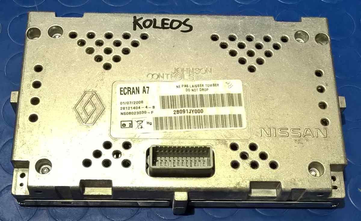 DISPLAY AUTORADIO RENAULT KOLEOS 2.0 DCI 2010 28091JY000<br />