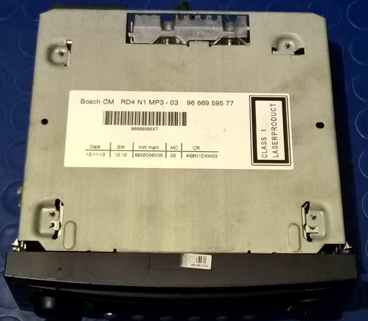 AUTORADIO PEUGEOT 3008 1.6 HDI 2010 7649145392 <br />