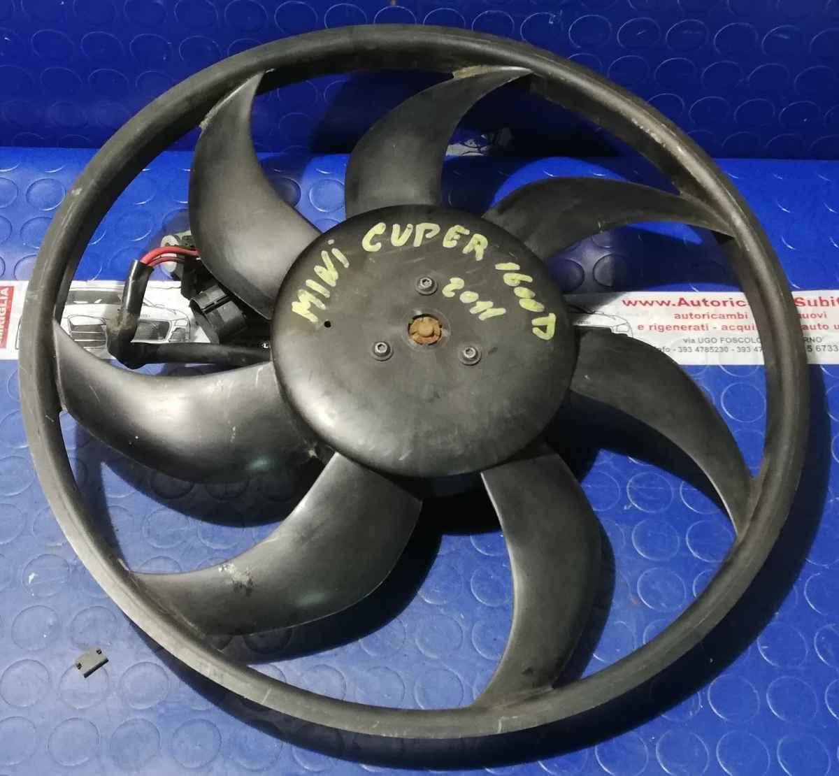 VENTOLA MOTORE MINI ONE R56 1.6 TDI 2010 0130303027<br /><br /><br />