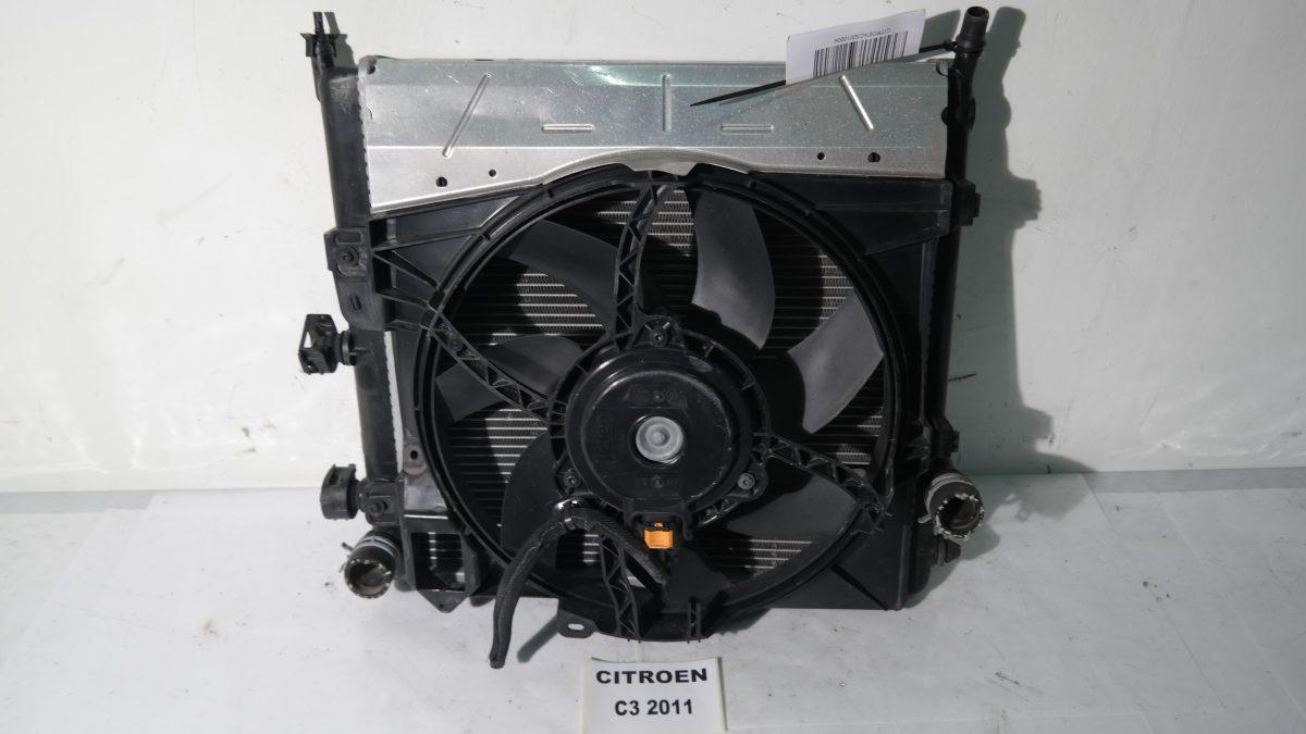 Citroen c3 1400 hdi radiatore acqua con ventola