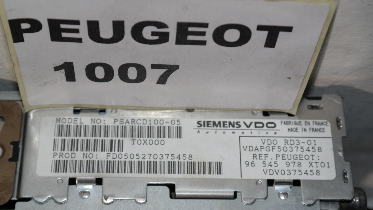 Peugeot 1007 autoradio da scodificare